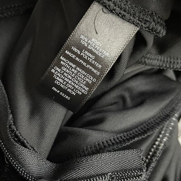 Express Black Velvet Plunge Strappy Belted Straight Leg Jumpsuit Womens 2P 2 P - Picture 15 of 16